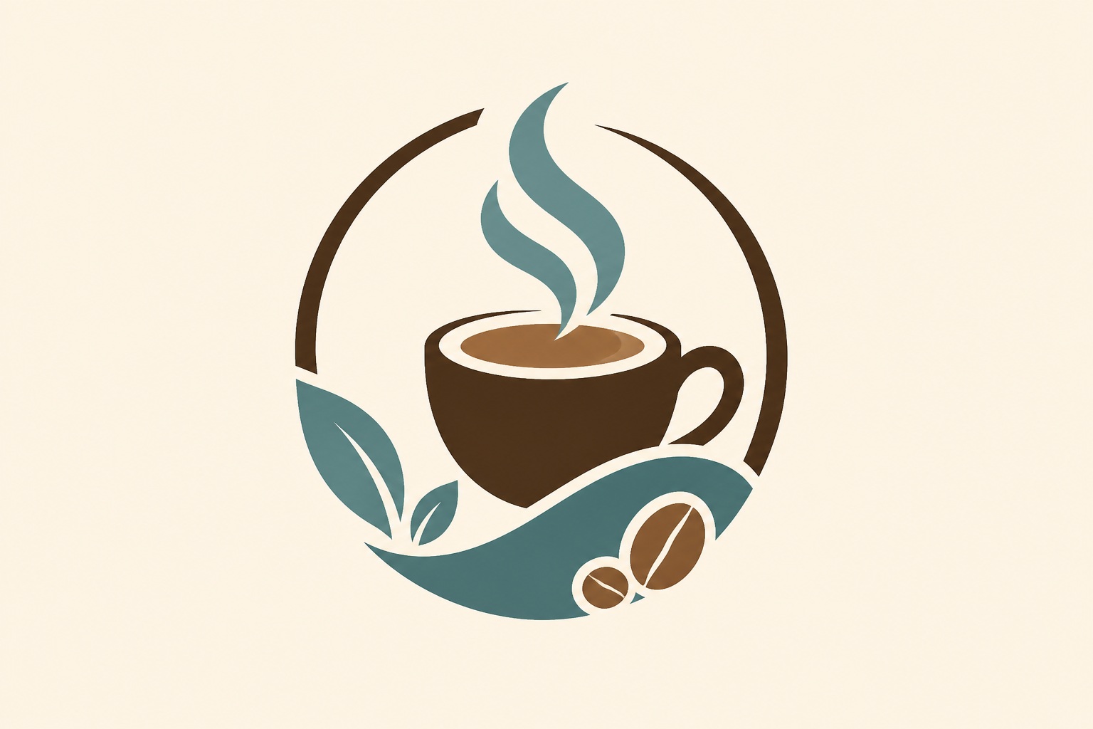 AI generated coffee shop logo
