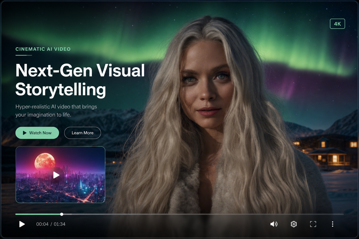 הפכו תמונות וטקסט לוידאו AI קולנועי