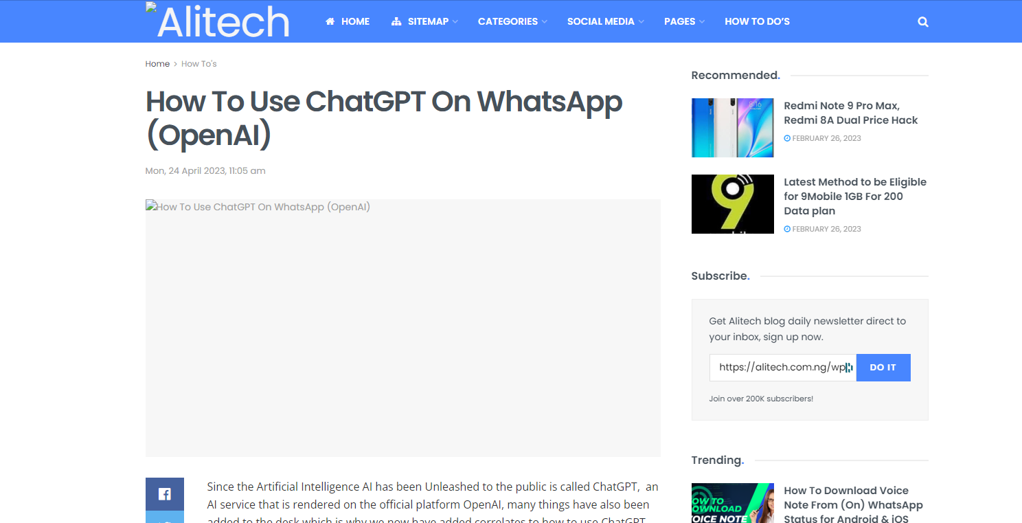 How To Use ChatGPT On WhatsApp (OpenAI)